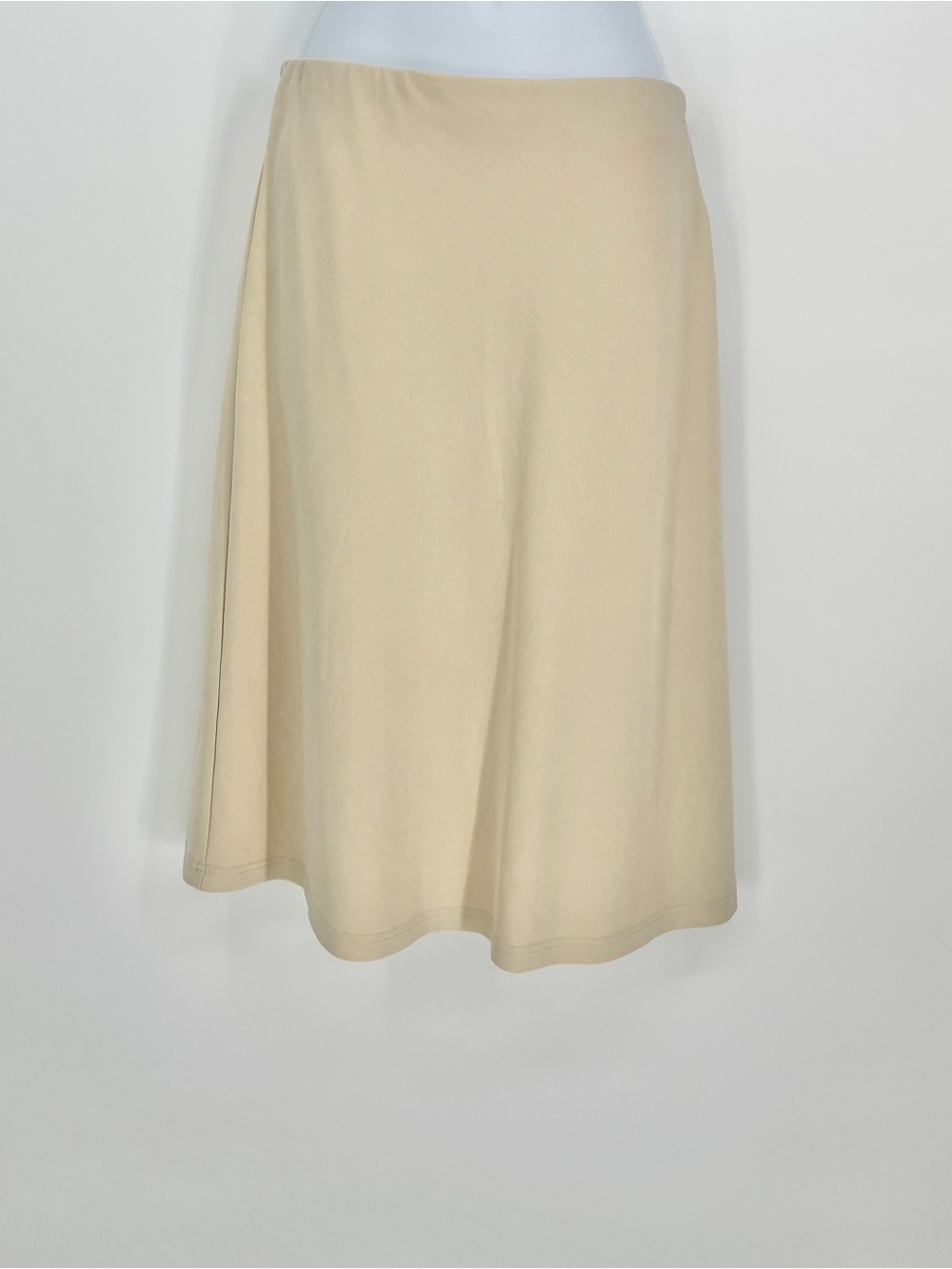 OGL Move Soft Flare A-Line Midi Skirt Fog Beige Sz S